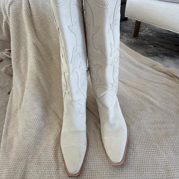 Dolce Vita Samare Ivory Boot - Women's Size 8.5 - Picture 2 of 15